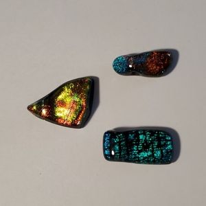 Dichroic Glass Pendants